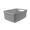 Curver&#xAE; Jute Gray Plastic Storage Basket Organizer